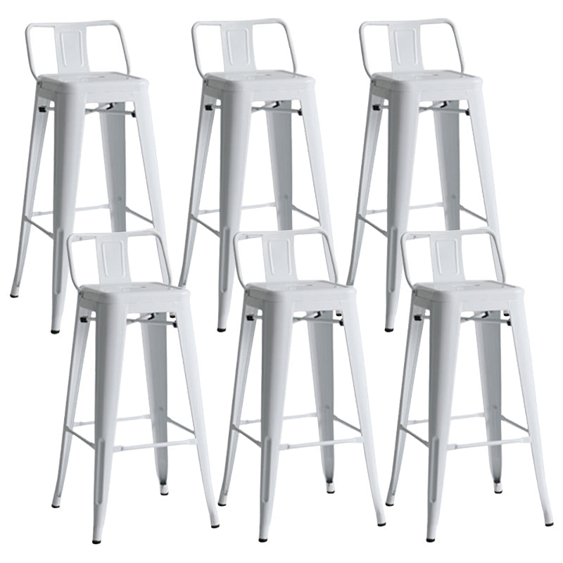 Modern Coffee Shop Sabures Cuadrones de metal cuadrado Bar & Counter Tabres