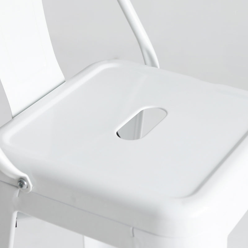 Modern Coffee Shop Sabures Cuadrones de metal cuadrado Bar & Counter Tabres