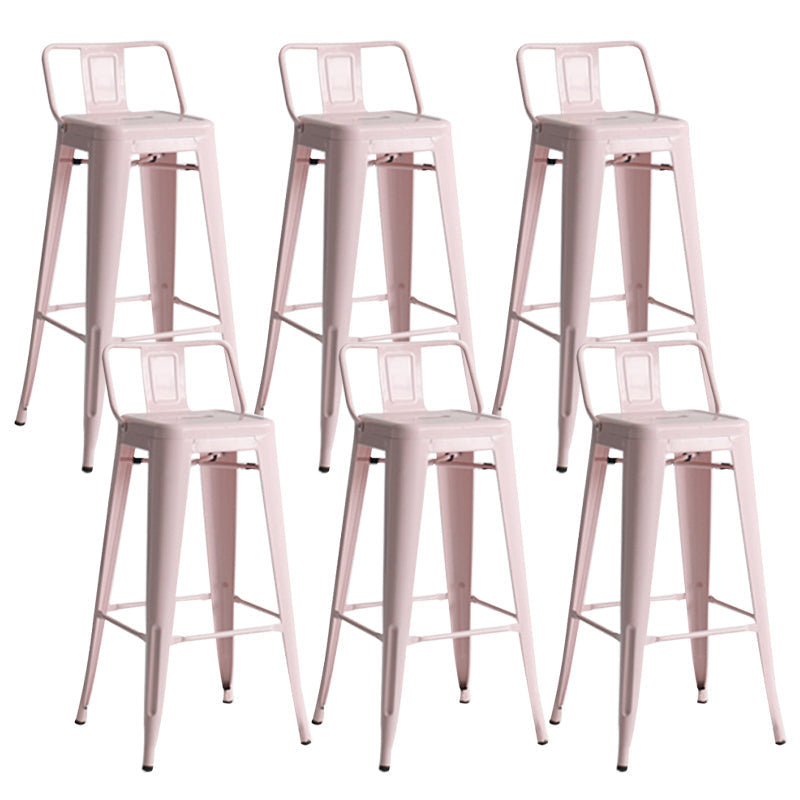 Modern Coffee Shop Sabures Cuadrones de metal cuadrado Bar & Counter Tabres