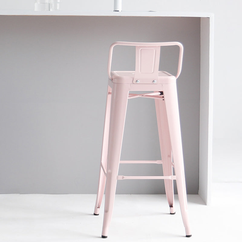 Modern Coffee Shop Sabures Cuadrones de metal cuadrado Bar & Counter Tabres