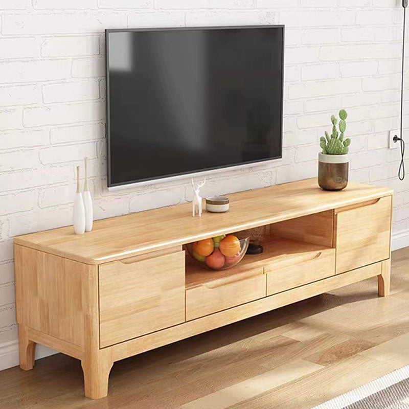 Mueble de TV nórdico de madera maciza, mueble de TV pequeño y moderno para dormitorio familiar, sala de estar, consola