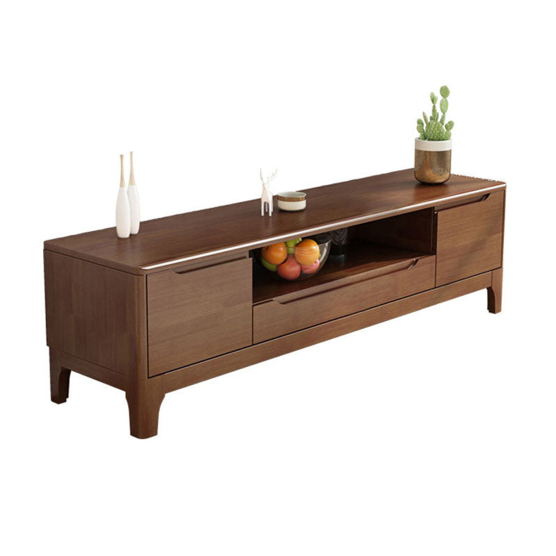 Mueble de TV nórdico de madera maciza, mueble de TV pequeño y moderno para dormitorio familiar, sala de estar, consola