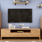 Mueble de TV nórdico de madera maciza, mueble de TV pequeño y moderno para dormitorio familiar, sala de estar, consola