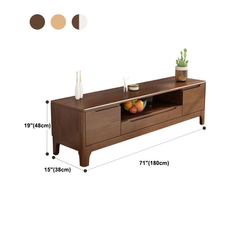 Mueble de TV nórdico de madera maciza, mueble de TV pequeño y moderno para dormitorio familiar, sala de estar, consola