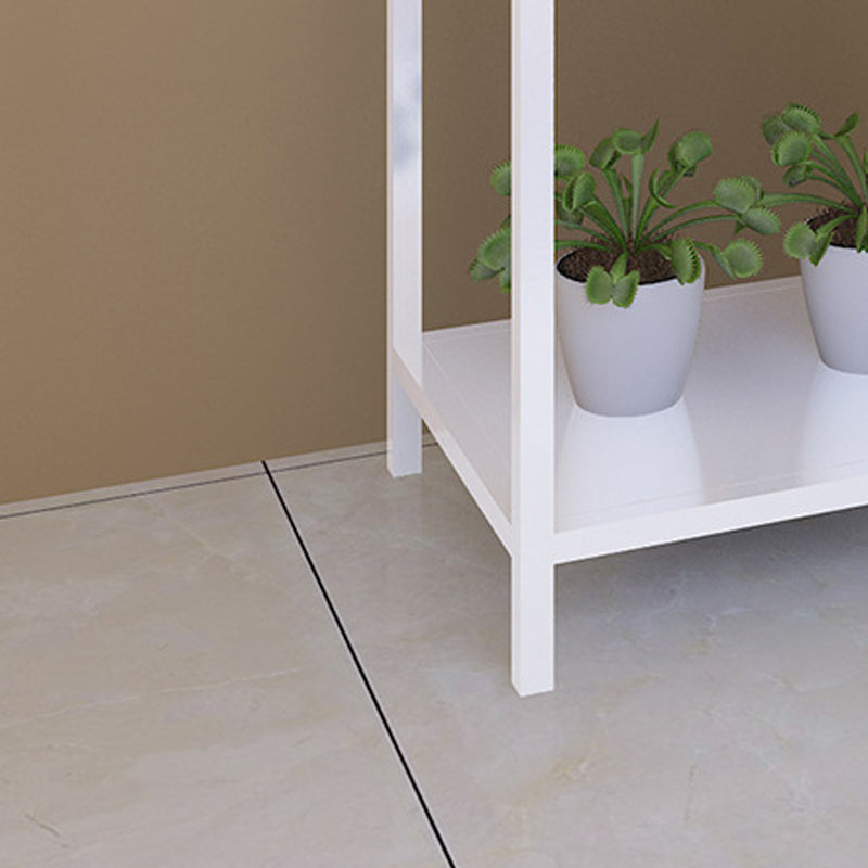 Tavolo da notte in metallo a un comodino da tavolo di accento inferiore con gambe