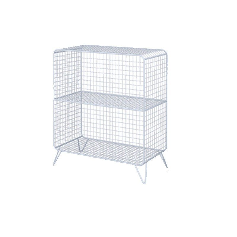 メタルベッドサイドキャビネットグラムアクセントテーブルベッドルーム用のナイトスタンド