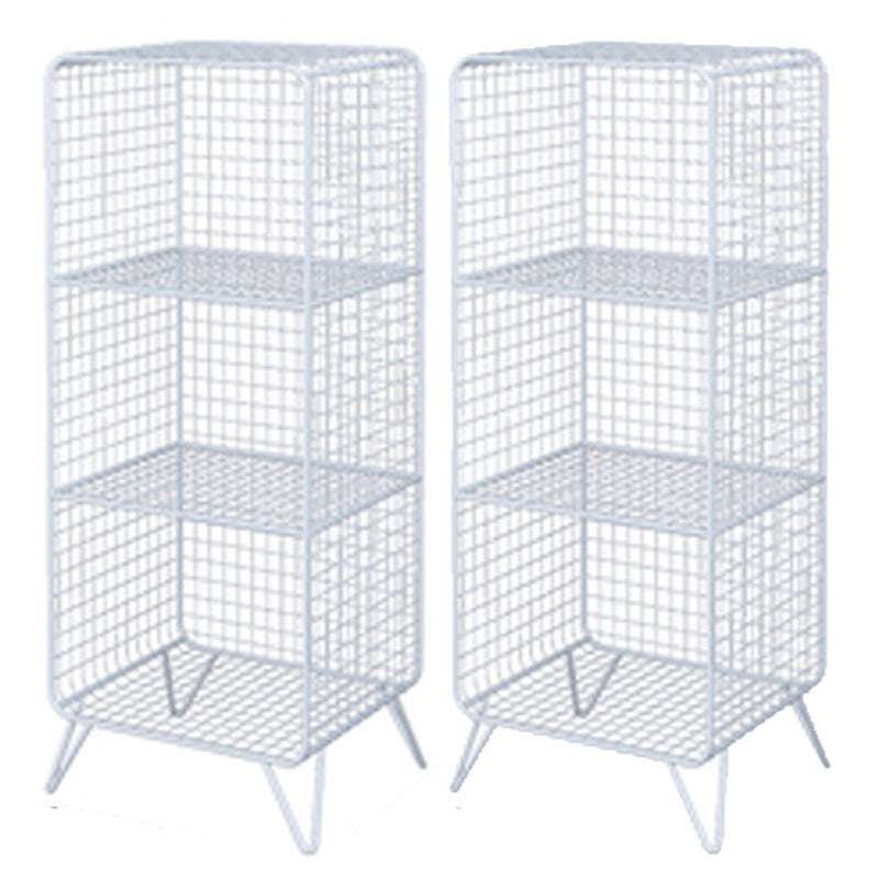 メタルベッドサイドキャビネットグラムアクセントテーブルベッドルーム用のナイトスタンド