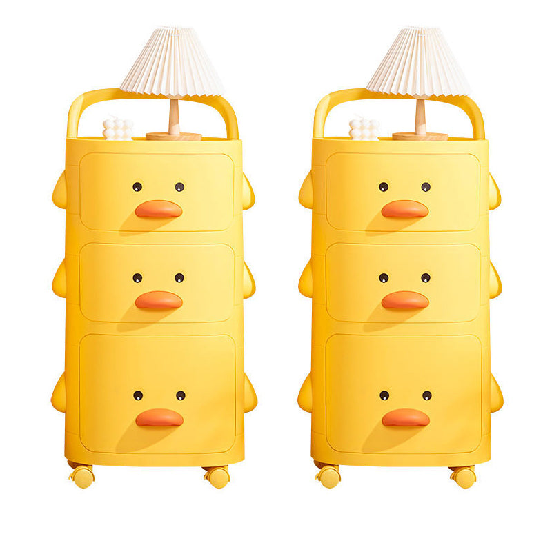 Comodino giallo anziano comodino per bambini contemporanei tavolo da notte