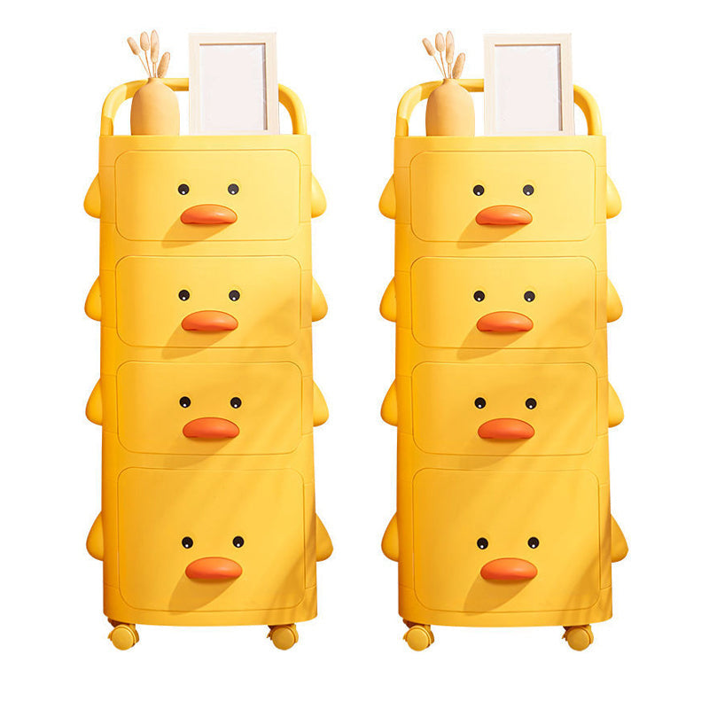 Comodino giallo anziano comodino per bambini contemporanei tavolo da notte