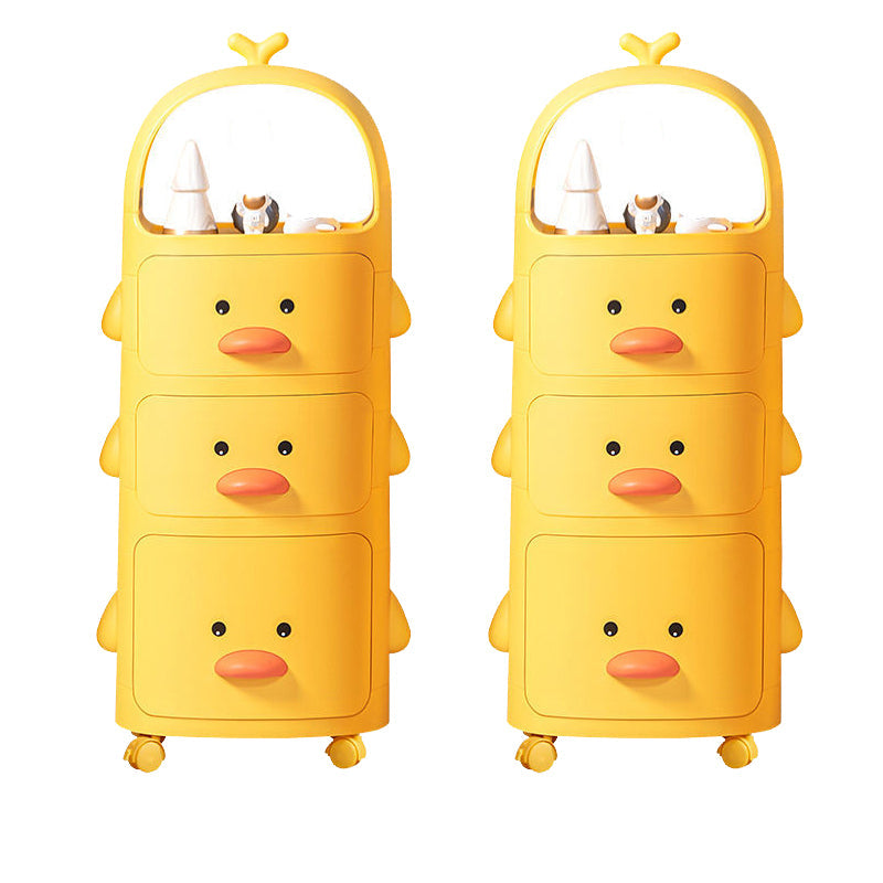 Comodino giallo anziano comodino per bambini contemporanei tavolo da notte