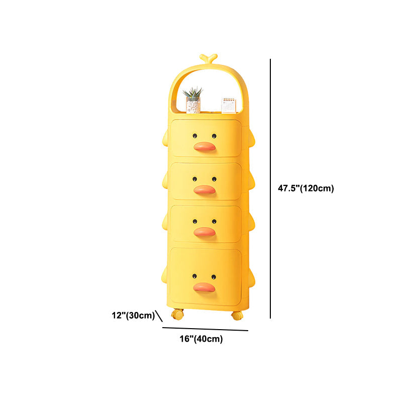 Comodino giallo anziano comodino per bambini contemporanei tavolo da notte