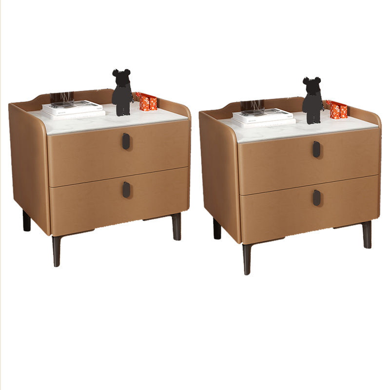 Tiroir de table de nuit contemporain rangement de nuit de lit avec les jambes