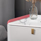 Nightand de lit de luxe léger 2 tiroirs table de nuit avec des jambes pour chambre à coucher