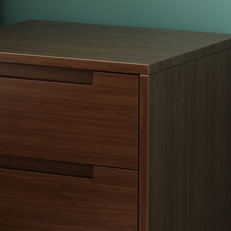 Zeitgenössische massive Holz Nachttischschubladen Betsttisch Beine enthalten