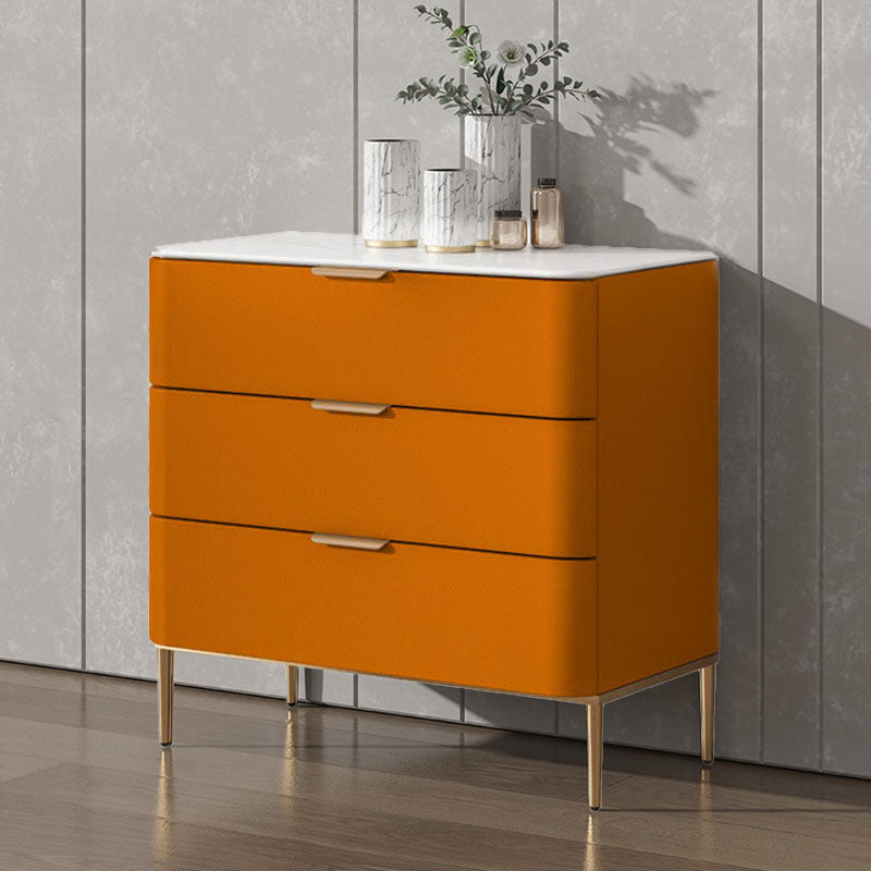 Vaste houten glamour opbergkast dressoir verticale opbergkast met metalen voeten