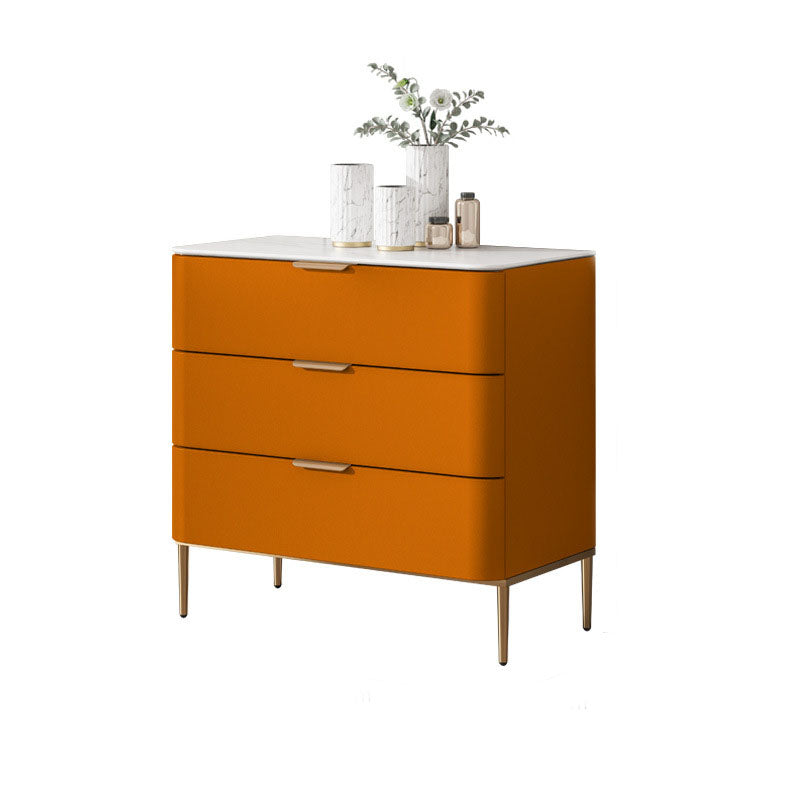 Vaste houten glamour opbergkast dressoir verticale opbergkast met metalen voeten