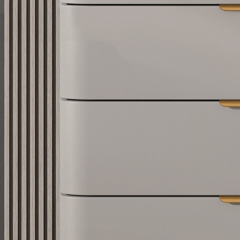 Vaste houten glamour opbergkast dressoir verticale opbergkast met metalen voeten