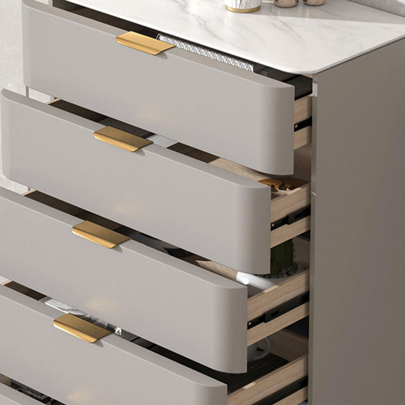 Vaste houten glamour opbergkast dressoir verticale opbergkast met metalen voeten