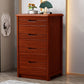 Traditional Solid Wood Storage Chest Dresser Bedroom Vertical Dresser
