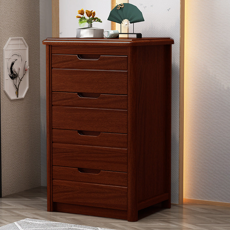 Traditional Solid Wood Storage Chest Dresser Bedroom Vertical Dresser