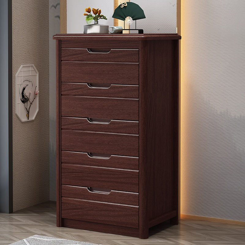 Traditional Solid Wood Storage Chest Dresser Bedroom Vertical Dresser