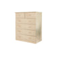 Modern Solid Wood Storage Chest Dresser Vertical Chest Without Mirror Clearhalo 'Bedroom Furniture' 'Dressers & Chests' 'dressers_chests' 'furn' 'furn_dressers_chests' 'Furniture' 5814972