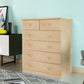 Modern Solid Wood Storage Chest Dresser Vertical Chest Without Mirror 31"L x 18"W x 39"H Dark Wood Clearhalo 'Bedroom Furniture' 'Dressers & Chests' 'dressers_chests' 'furn' 'furn_dressers_chests' 'Furniture' 5814978