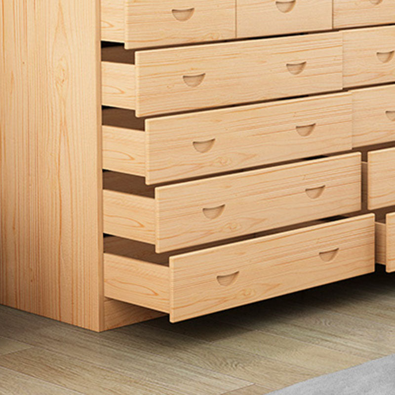 Modern Solid Wood Storage Chest Dresser Vertical Chest Without Mirror Clearhalo 'Bedroom Furniture' 'Dressers & Chests' 'dressers_chests' 'furn' 'furn_dressers_chests' 'Furniture' 5814979