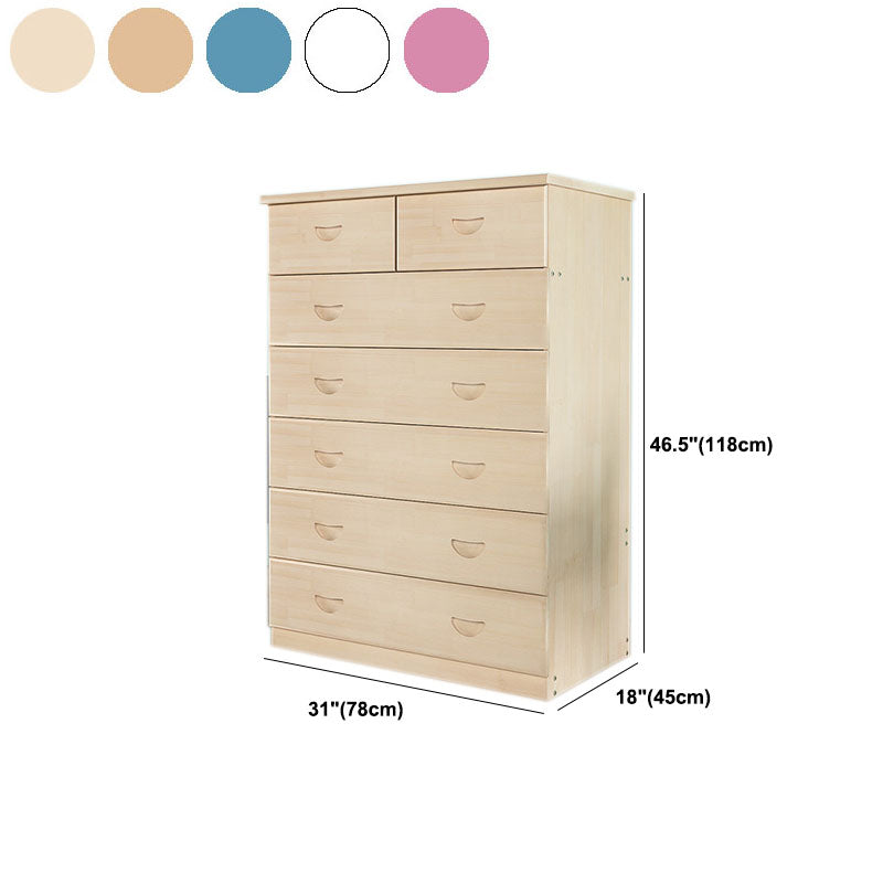 Modern Solid Wood Storage Chest Dresser Vertical Chest Without Mirror Clearhalo 'Bedroom Furniture' 'Dressers & Chests' 'dressers_chests' 'furn' 'furn_dressers_chests' 'Furniture' 5814996