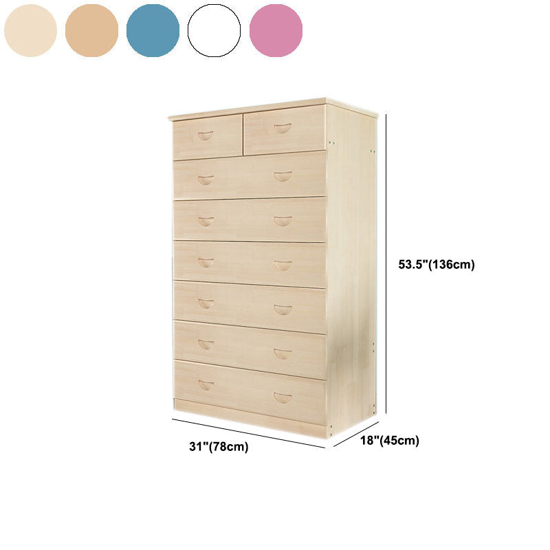 Modern Solid Wood Storage Chest Dresser Vertical Chest Without Mirror Clearhalo 'Bedroom Furniture' 'Dressers & Chests' 'dressers_chests' 'furn' 'furn_dressers_chests' 'Furniture' 5814997