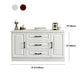 Scandinavisch witte tv-console woonkamer tv-meubel met lades en kasten