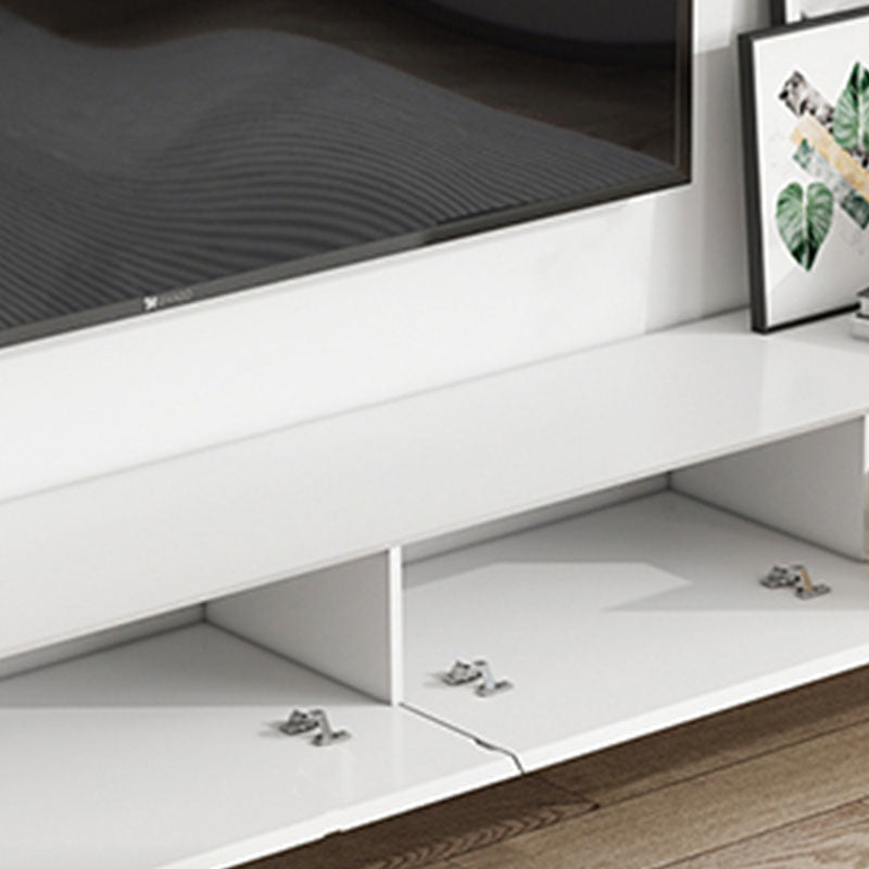 Contemporary Floating TV Console Black/White/Gray TV Stand with Drawers Clearhalo 'furn' 'furn_tv_stands_entertainment_centers' 'Furniture' 'Living Room Furniture' 'TV Stands & Entertainment Centers' 'TV Stands & Media Storage Furniture' 'tv_stands_entertainment_centers' 5815135