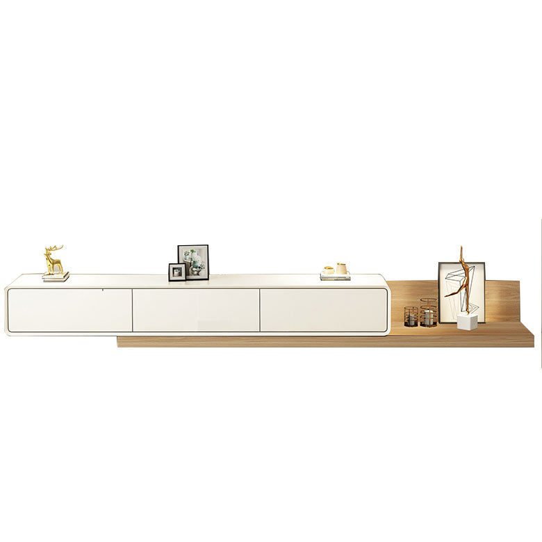 Console TV TV 3-Drawer Stand TV regolabile, 16,5 "D x 11,5" H