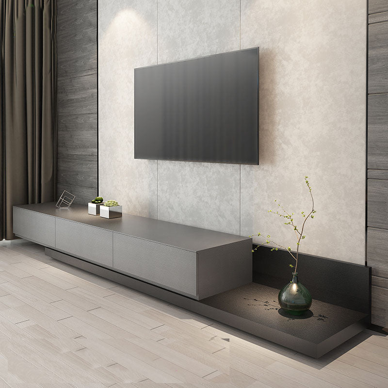 Stand de TV TV de 3 cortavimentación de madera ajustable de madera, 16.5 "D x 11.5" H