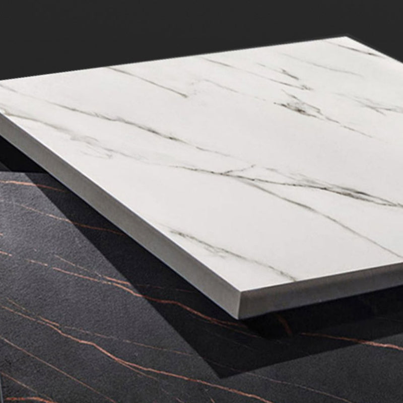 Table d'appoint à cadre moderne table de canapé rond avec rangement