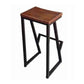 Set tavolo da bar moderno da 1/3 pezzi Tavolo da bancone rettangolare in legno di pino con sgabelli per balcone