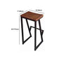 Set tavolo da bar moderno da 1/3 pezzi Tavolo da bancone rettangolare in legno di pino con sgabelli per balcone