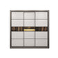 Grey and White Wardrobe Cabinet Contemporary Wardrobe Armoire