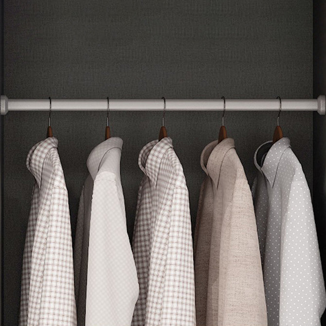 Grey and White Wardrobe Cabinet Contemporary Wardrobe Armoire