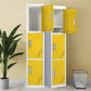 Contemporary Steel Wardrobe Armoire Hinged Wardrobe Cabinet for Home