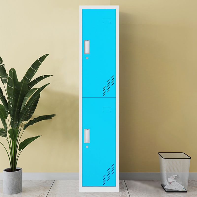 Contemporary Steel Wardrobe Armoire Hinged Wardrobe Cabinet for Home