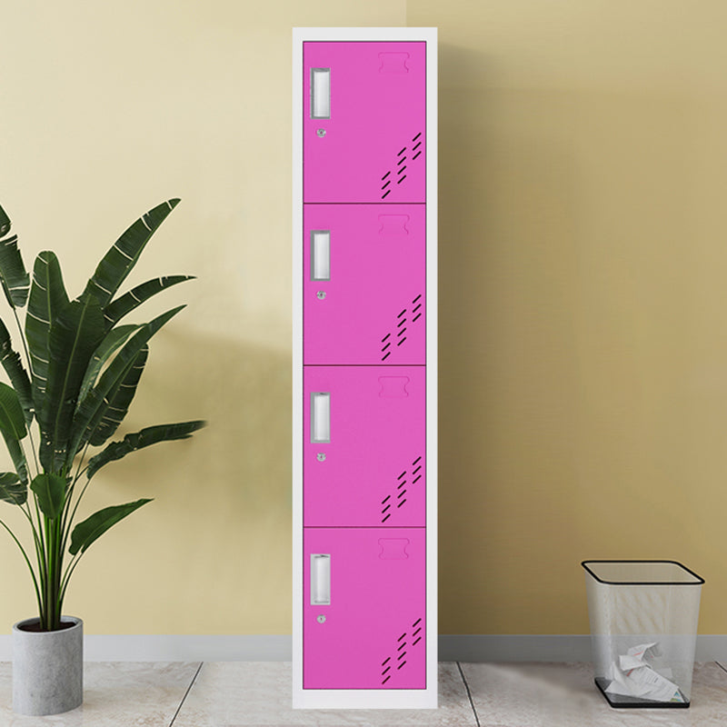 Contemporary Steel Wardrobe Armoire Hinged Wardrobe Cabinet for Home