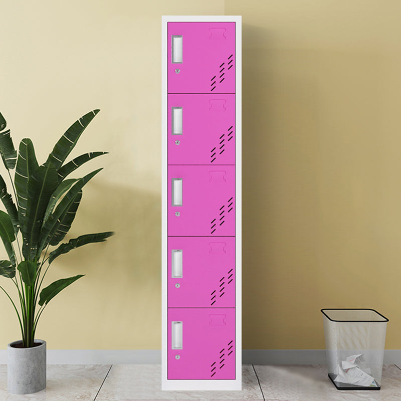 Contemporary Steel Wardrobe Armoire Hinged Wardrobe Cabinet for Home