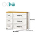 Modern Style Non-Hanging Armoire Plastic Wardrobe Closet with Drawers