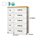 Modern Style Non-Hanging Armoire Plastic Wardrobe Closet with Drawers