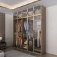Contemporary Style Wardrobe Natural Colour Wooden Wardrobe Closet
