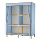 Contemporary Style Wardrobe Solid Wood Wardrobe Closet with Garment Rod