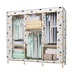 Contemporary Style Wardrobe Solid Wood Wardrobe Closet with Garment Rod