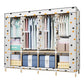Contemporary Style Wardrobe Solid Wood Wardrobe Closet with Garment Rod