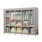 Contemporary Style Wardrobe Solid Wood Wardrobe Closet with Garment Rod
